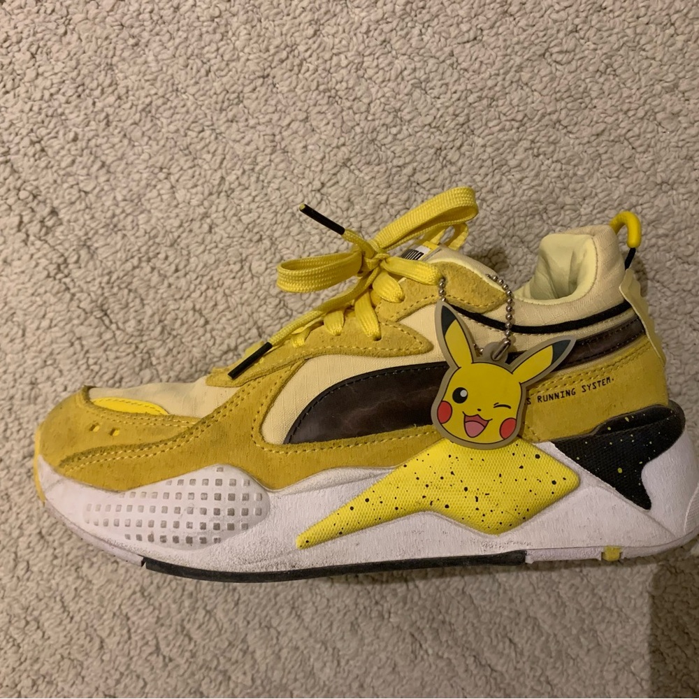 Puma Kids Pikachu Yellow Sneakers